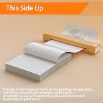 Thermal Printer Paper, Thermal Paper 8.5” x 11”, Continuous Thermal Printer Paper, Multipurpose Thermal Paper for M08F-Letter/M832/M835/JADENS Thermal Printer,100 Sheet.