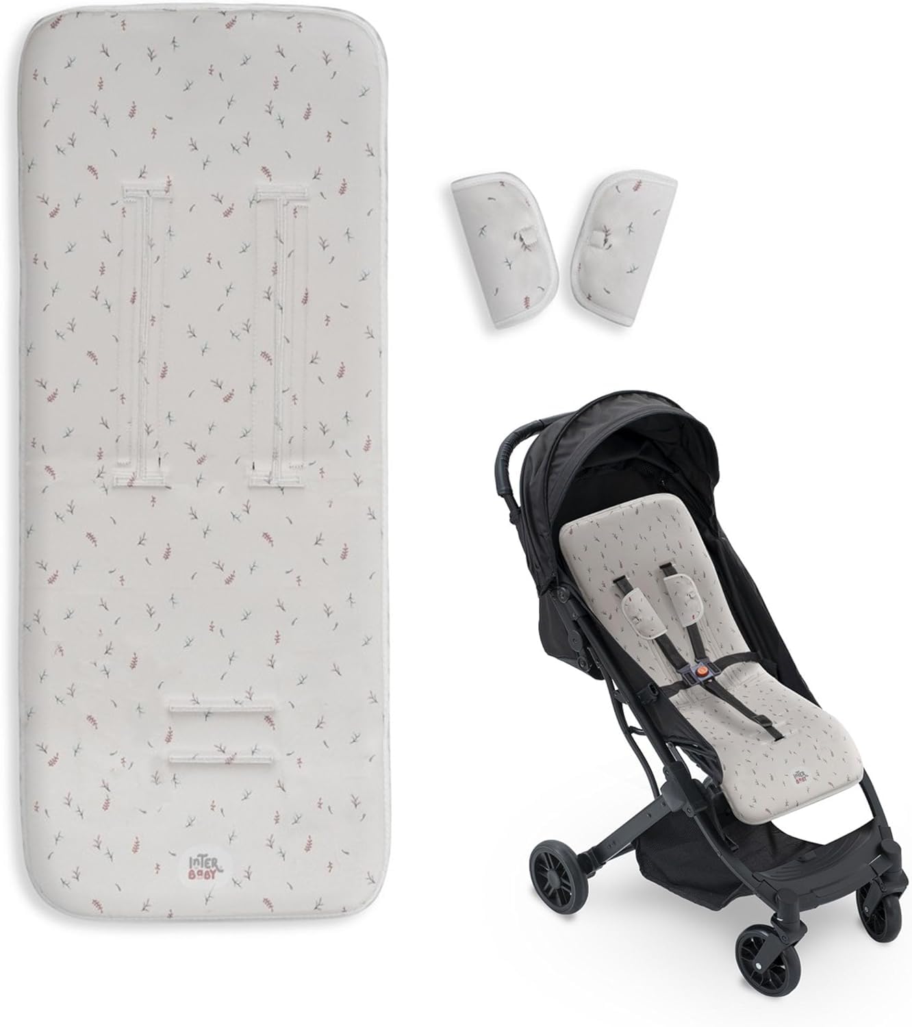 Colchoneta Silla de Paseo Universal Transpirable 3D para Bebé – Funda Carrito Verano Antisudor, Cojín Acolchado Silleta, Compatible con Cochecito, Ligera, Lavable – Danielstore — view 9