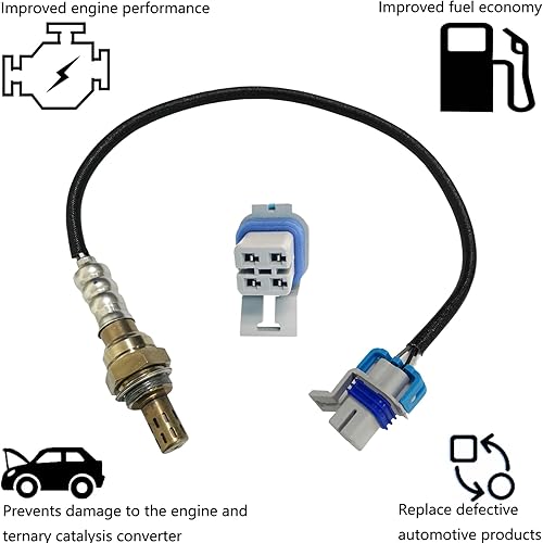 Miniatura 4 de Sensor de O2 Downstream Reemplazo para Pontiac 2007 2006 2005 G6 3.5L 3.6L 3.9L Sensor de oxígeno trasero 234-4651