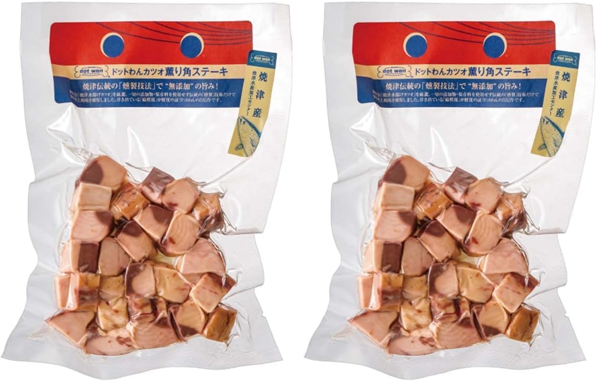 Amazon | ドットわん カツオ薫り角ステーキ 70g×2個 | ドットわん | ビスケット・クッキー・スナック 通販