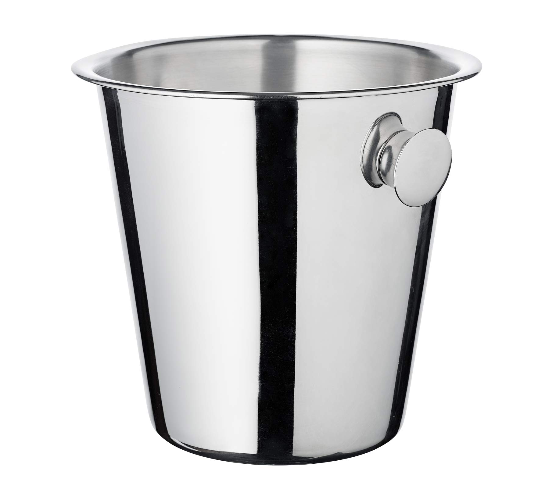 EDZARD Set da 2 Secchiello per champagne Cara (Ø 40 cm, H 21 cm), acciaio inox martellato, per 5 bottiglie – secchiello per spumante grande, secchiello per bottiglie, secchiello per vino