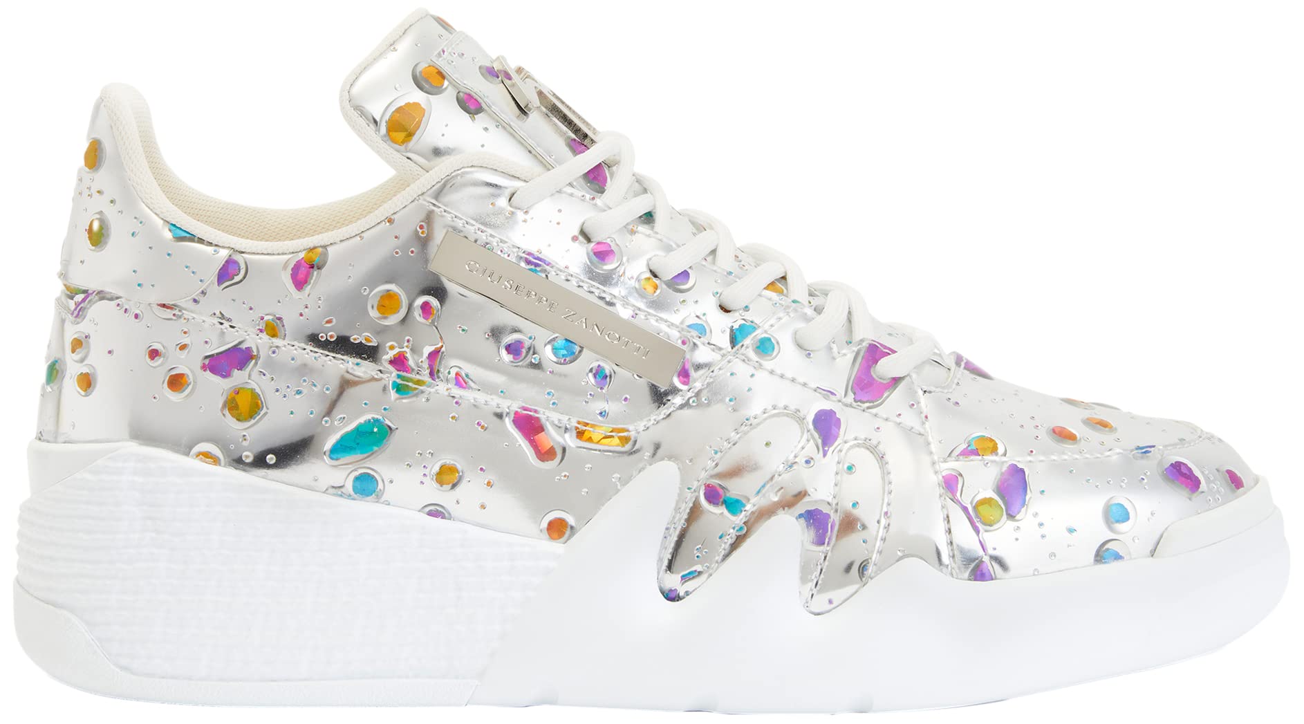 Giuseppe ZanottiTalon Low Top Mirror Effect Sneakers