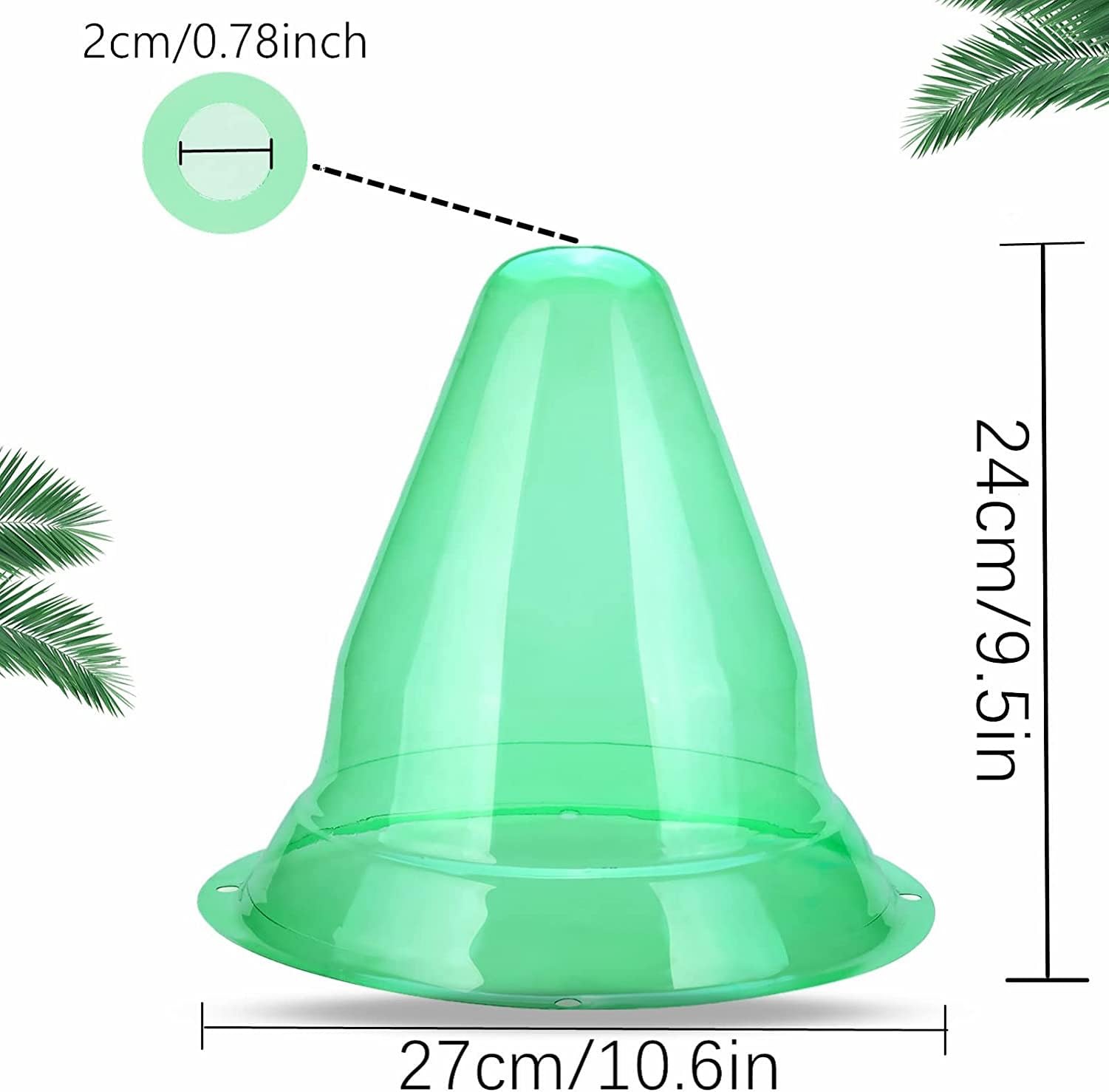 20 pièces grandes cloches pour plantes réutilisables, protecteurs de jardin contre les animaux