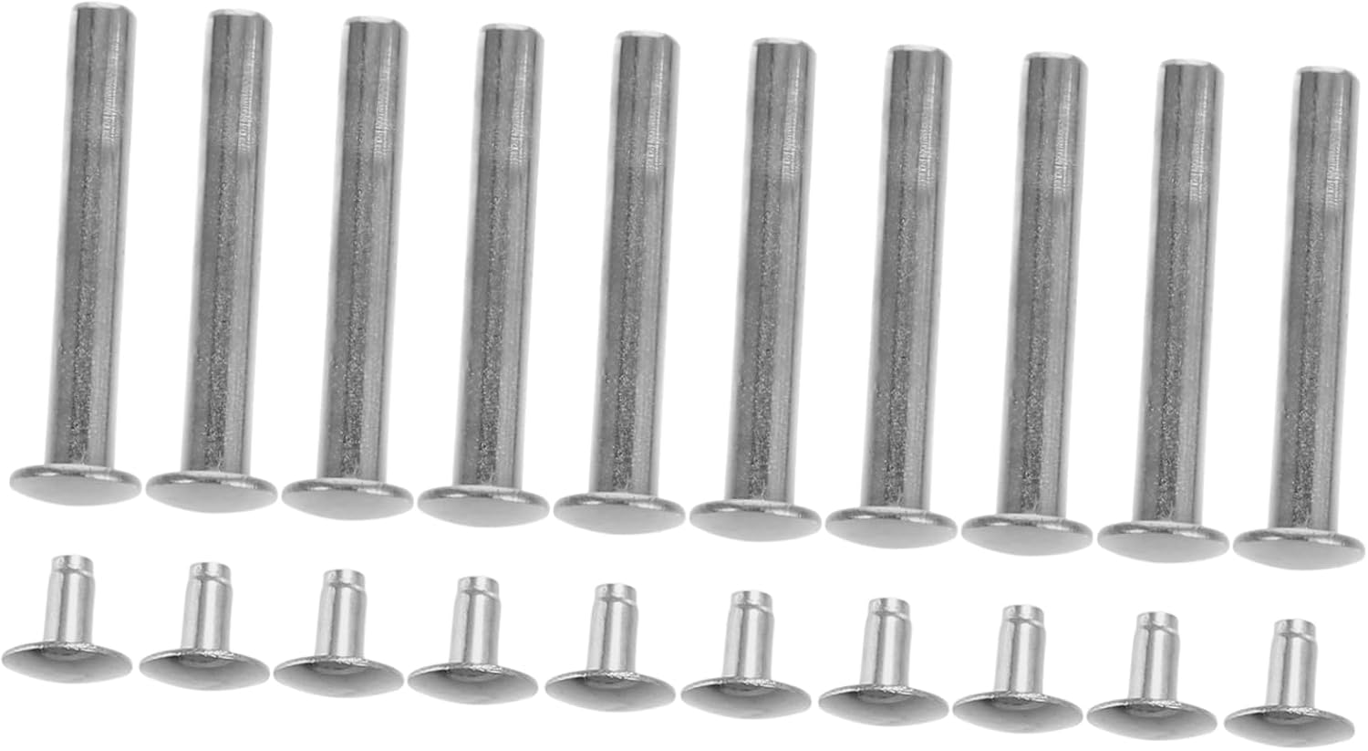 VOSAREA 10Sets Folding Hand Fan Shaft Rivet Repair Kit Fasteners for DIY and Cloth Fans Accessories for Reliable Crafting and Repair