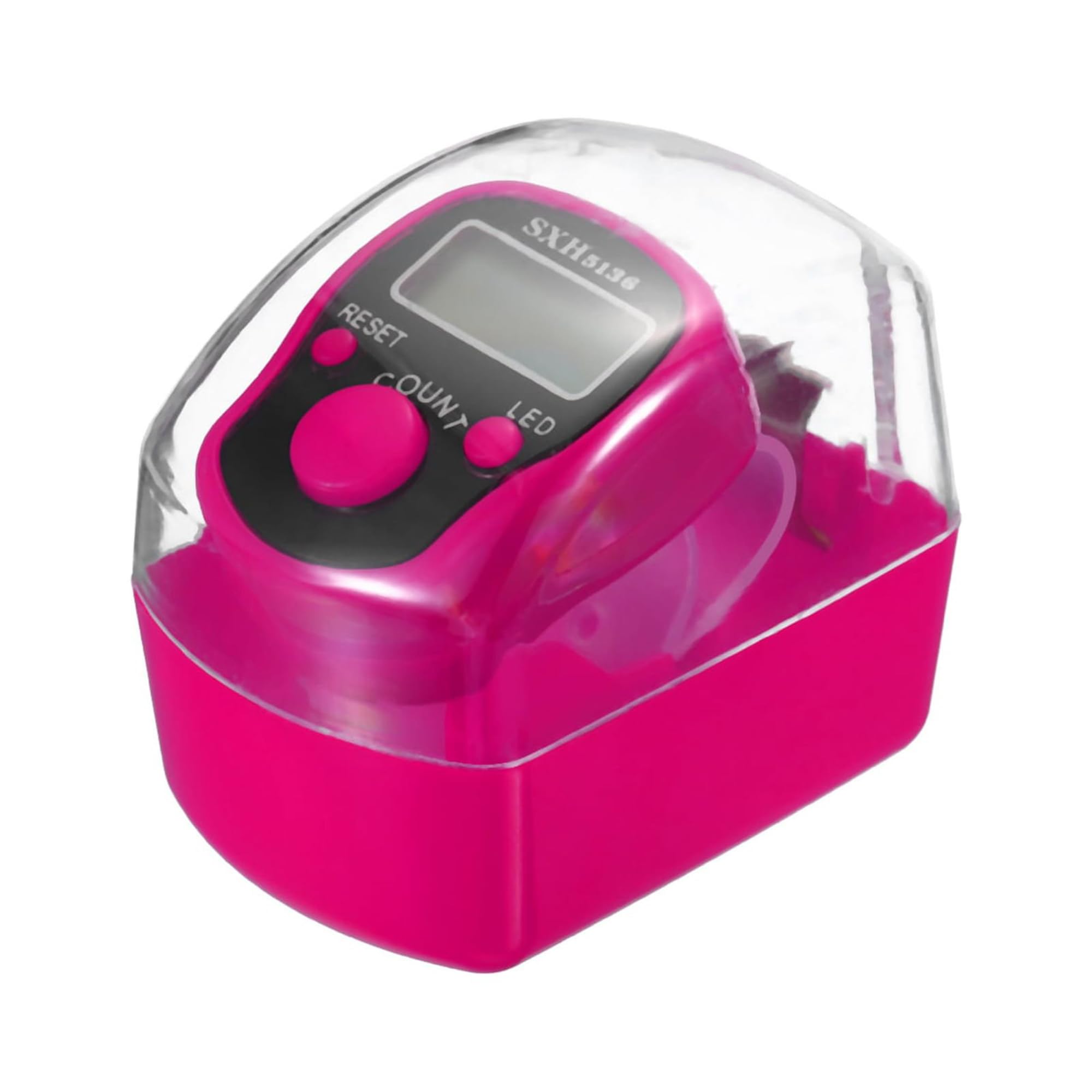 5-Digit Tally Clicker Counter Finger Clicker Ring Electronic Light Digital Counting Machine for Cricket Umpire and Various Counting Purpose(1Qty, Multicolor,Plastic) (Pink) (B0D4QSYSRH) Amazon Price History, Amazon Price Tracker