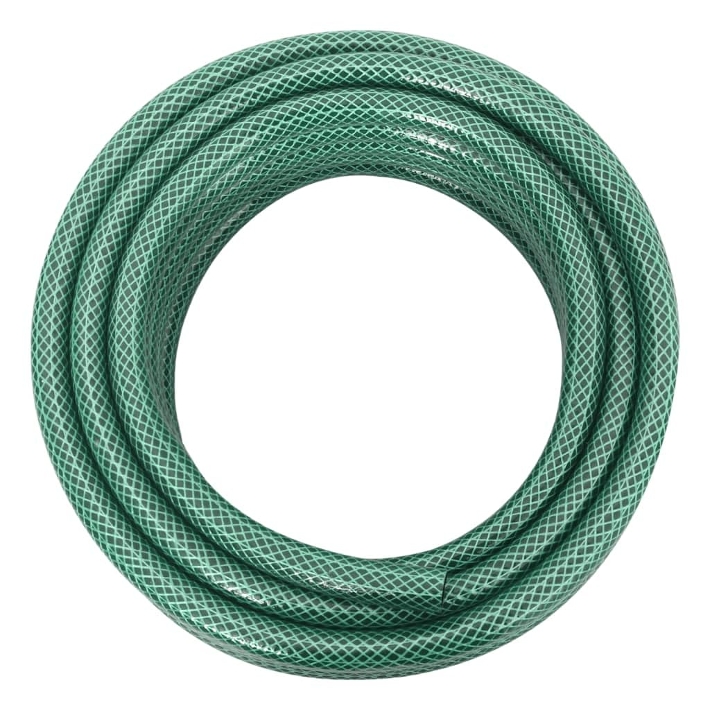 Yuoghrtfe Green-A Green Pvc Garden Hose 0.5" X 50M For Farm And Garden Irrigation, Weather And Abrasion Resistant, Flexible And Lightweight For Easy Storage