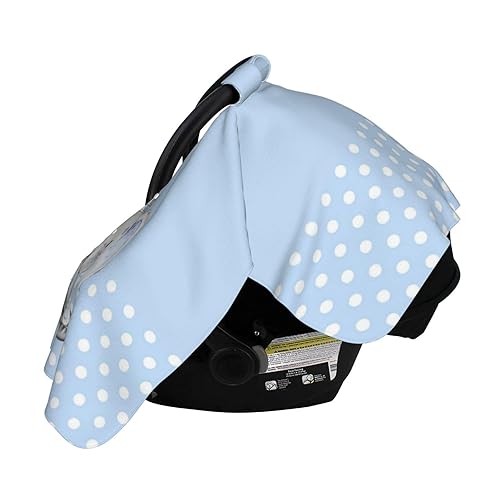 Miniatura 3 de Fundas de asiento de automóvil personalizadas para niñas y niños con nombre de elefante, cubierta de toldo personalizada para bebés, cubierta de