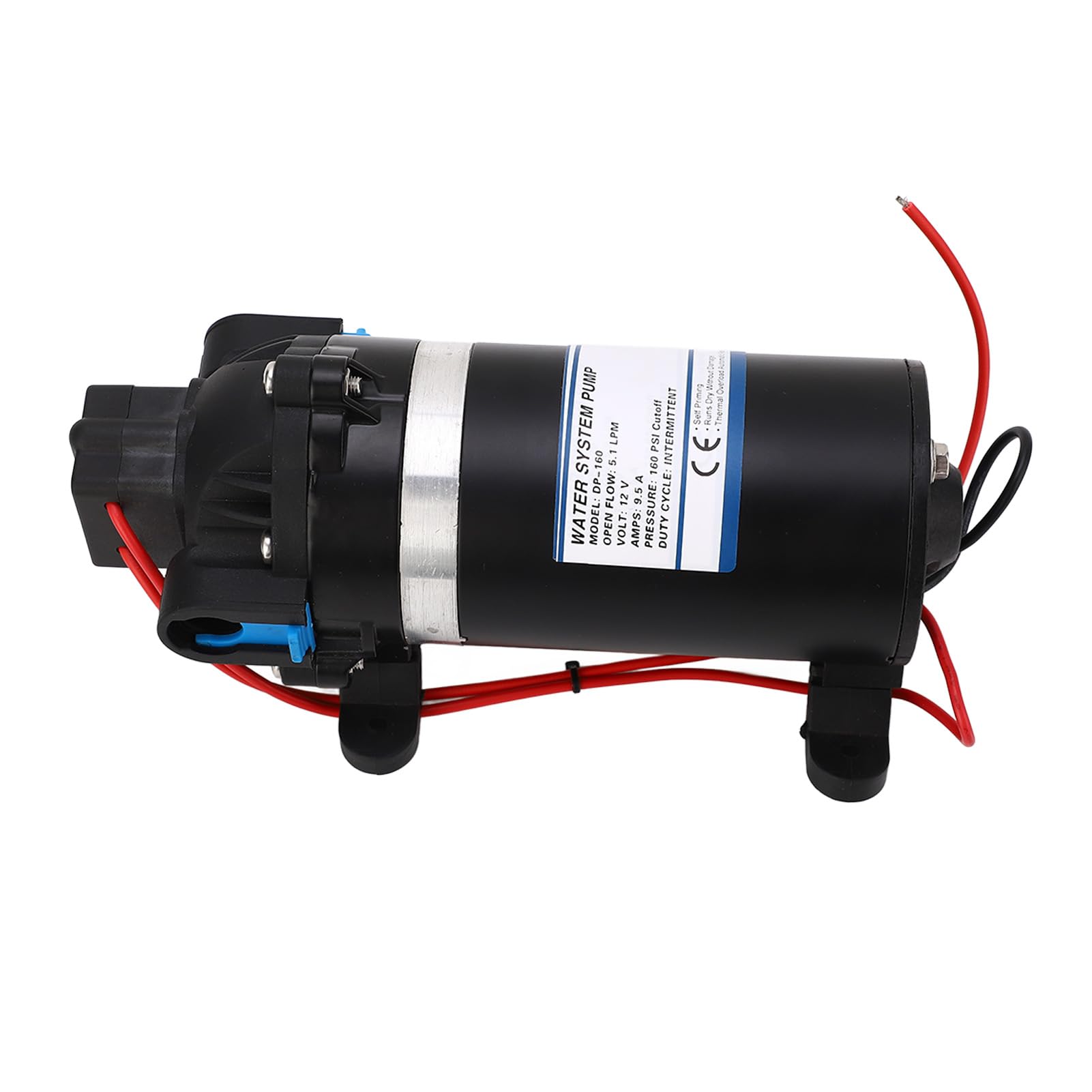 Bomba de Diafragma Bomba de Refuerzo Transferencia DC 12V 160PSI 5.1LPM Elevación Descarga [marcador posición] con Interruptor Presión Operación en Seco