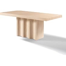 Acme Inca Dining Table in Travertine Stone