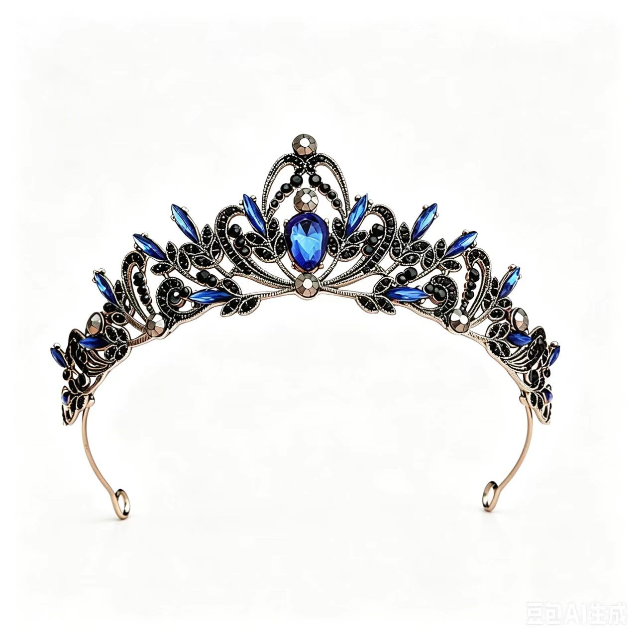 CaelumDecor New Bride Crown Crystal Tiara Headband Vintage-style bridesmaid