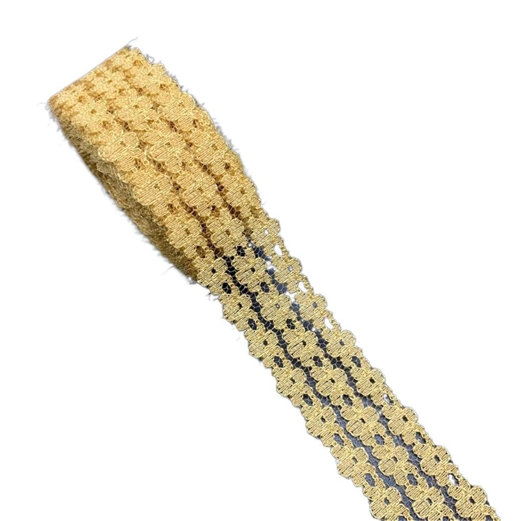 Spitzenband, 5 Yards/Lot 25 Mm Spitzenband Bestickt Stoffbesatz Dekoration DIY Nähen