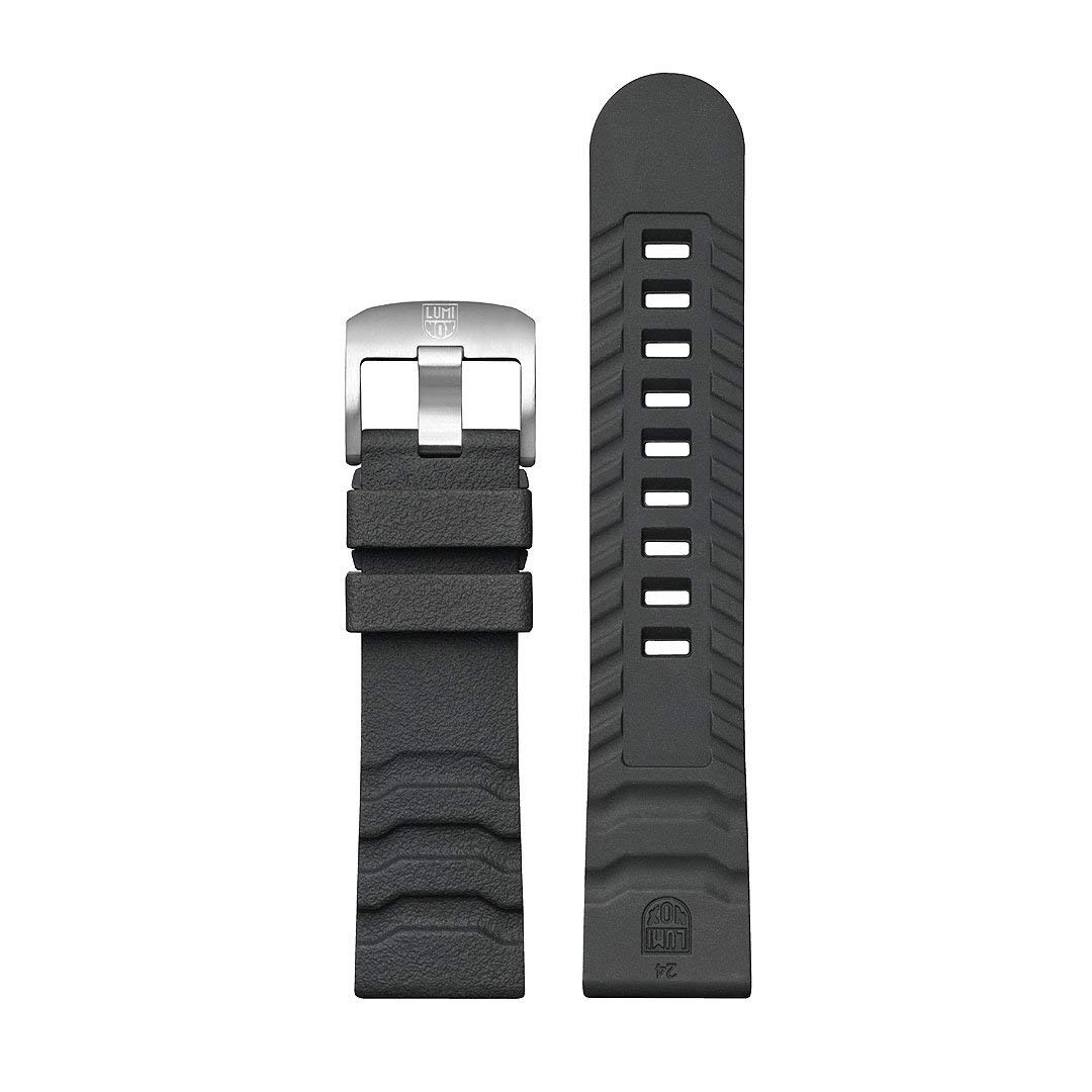 Luminox Watch Strap FP3800.20Q, black/silver, diver