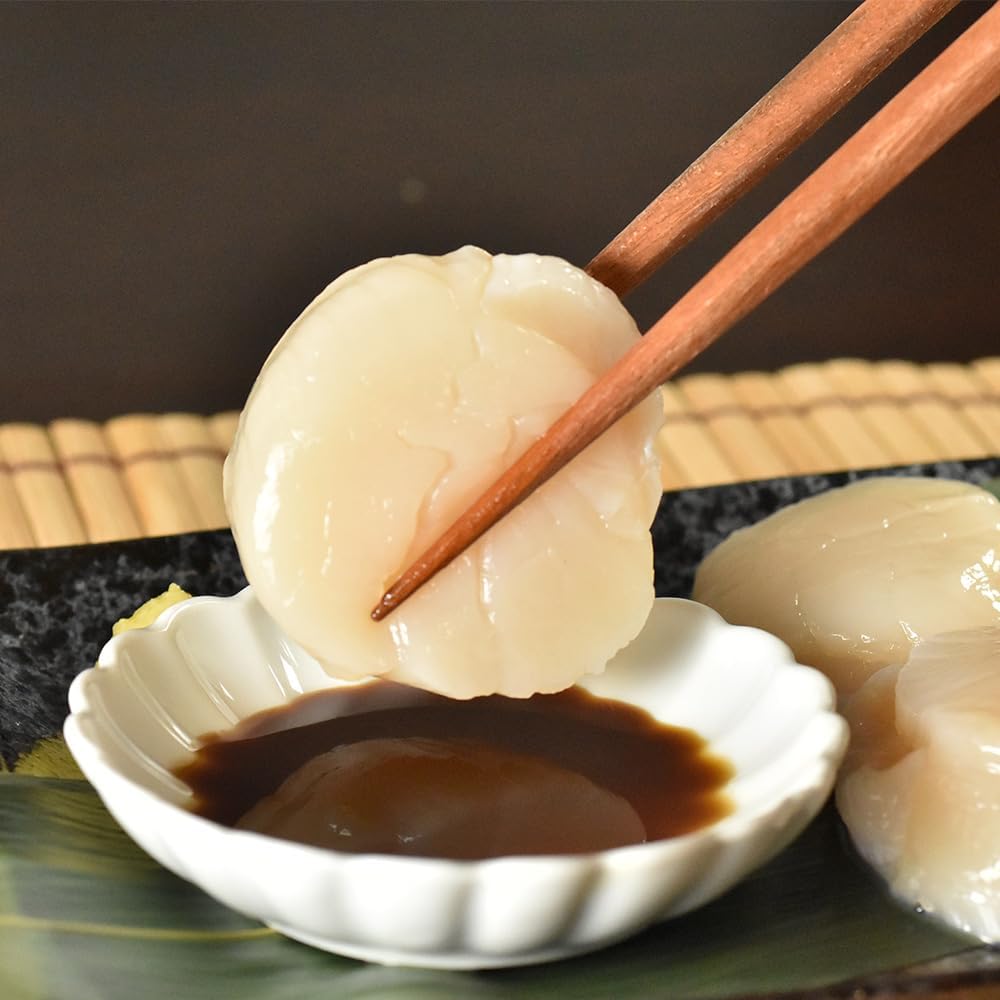 北海道産 ホタテ 生食 肉厚 国産 ほたて 帆立 貝柱 500g 刺身用 大粒 化粧箱