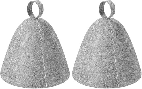 2 Pièces Bonnets de sauna en feutre LAKPYN
