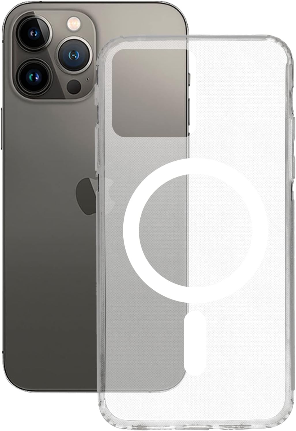 Custodia Cellulare Per IPHONE 6 + 6s + Argento Plastica Copertura PU