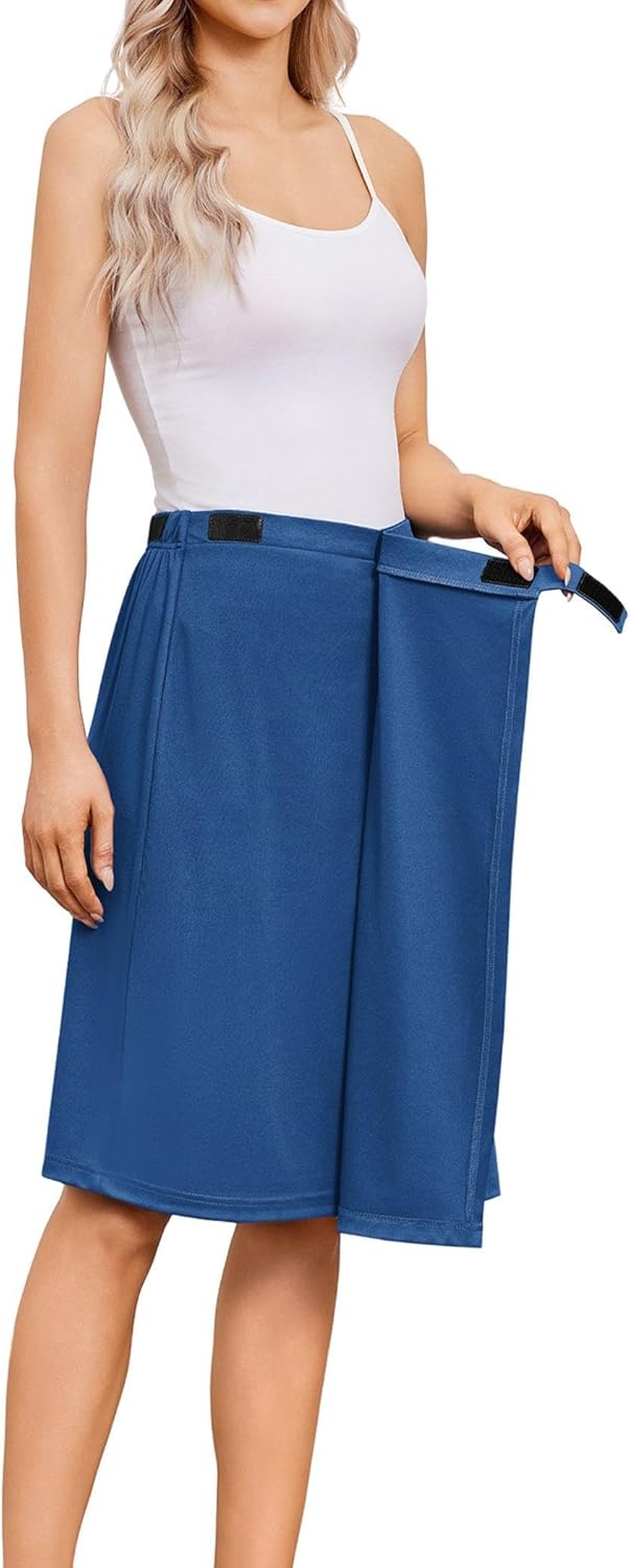 Deyeek Adaptive Tear Away Skirt for Women – Easy Access Magic Stick Closure Post Hip Knee Leg Ankle Surgery Recovery