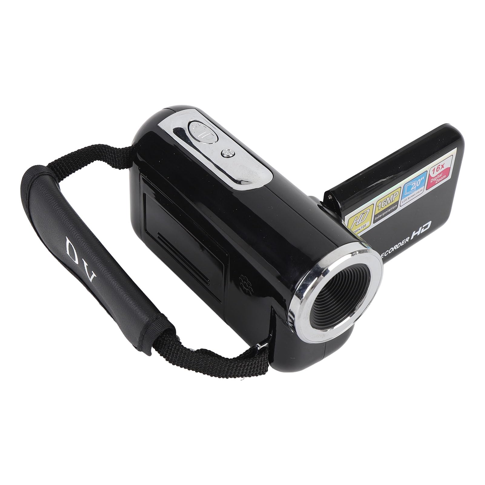 Jiawu Digital Video Camera, 1080P Full HD Camcorder with 16MP 16x Digital Zoom Electronic Image Stabilization, Compact Portable Design for Vlogging Travel Wedding Events (Black)-image-14