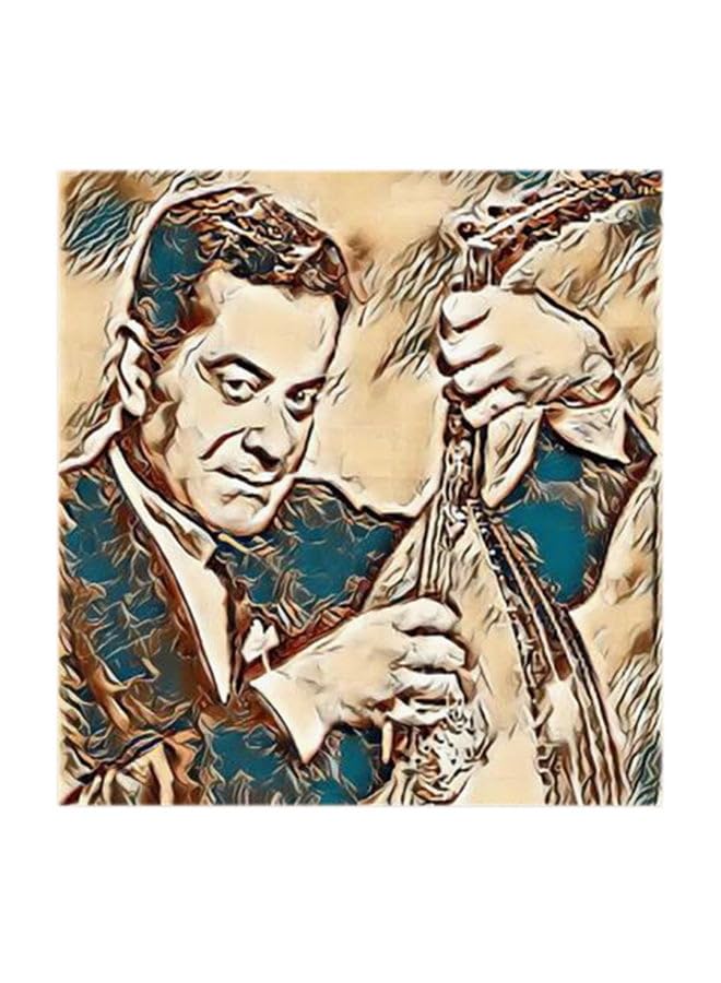 RYN Farid Al-Atrash Mdf Wall Art Multicolour 30X30Centimeter