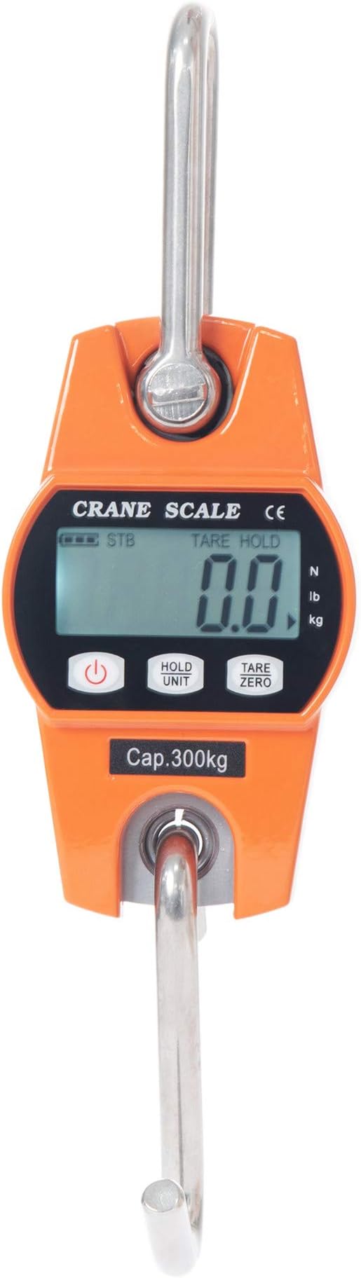 Hyindoor Mini Digital Crane Scale 300kg/600lbs with LCD (Die-casting Aluminium Case)