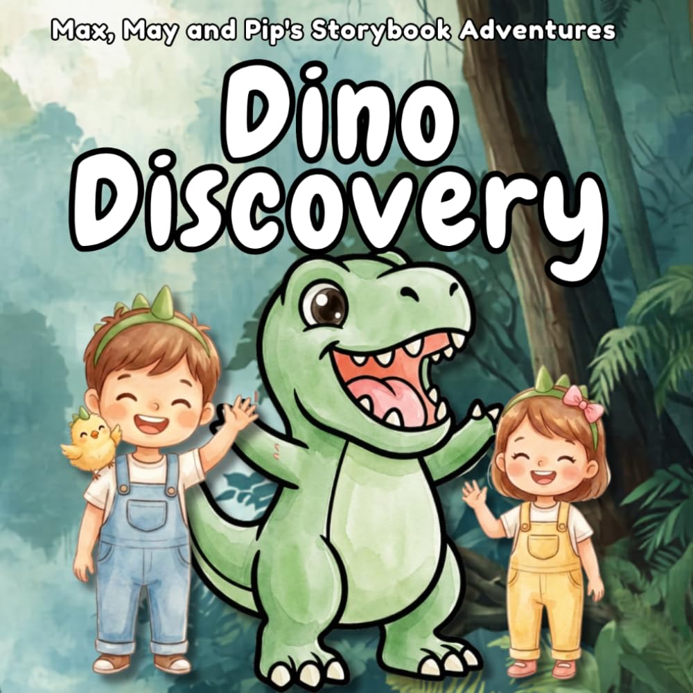 Dino Discovery: A Prehistoric Adventure with T-Rex, Triceratops, and Dinosaur Friends (Max, May and Pip's Storybook Adventures)