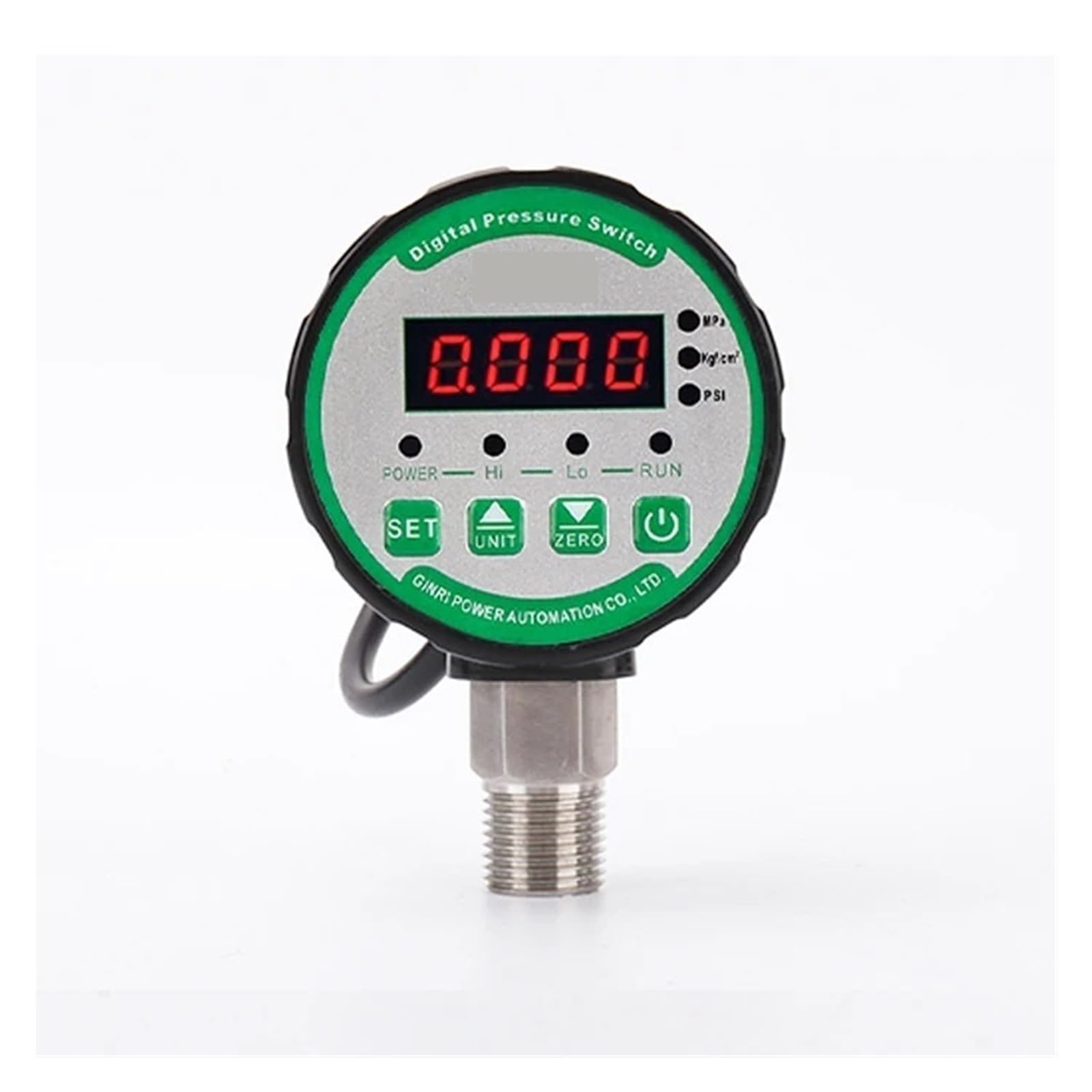 Manómetro de interruptor presión Digital DPR-S80 0-10Mpa NPT1/4 G1/4 para compresor aire agua y aceite,Medición de precisión