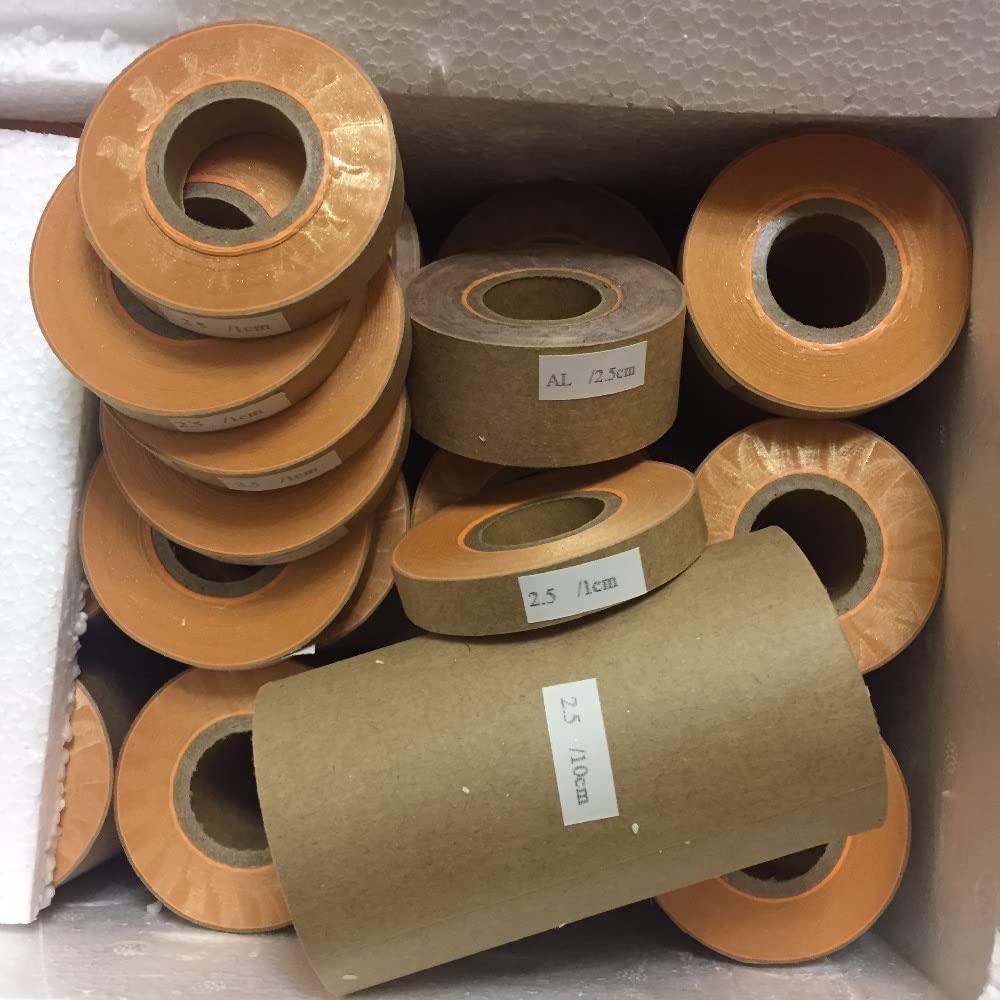 Un Rotolo Imitazione Foglia d'oro Foglia di Rame Lamina la Larghezza 10-150 mm - Nuova Lamina d'oro in Rotolo Materiale Decorativo doratura Foglia d'oro