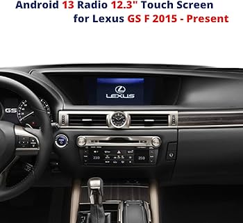 Amazon.com: Android 13 12.3in Touch Screen Car Radio for Lexus GS