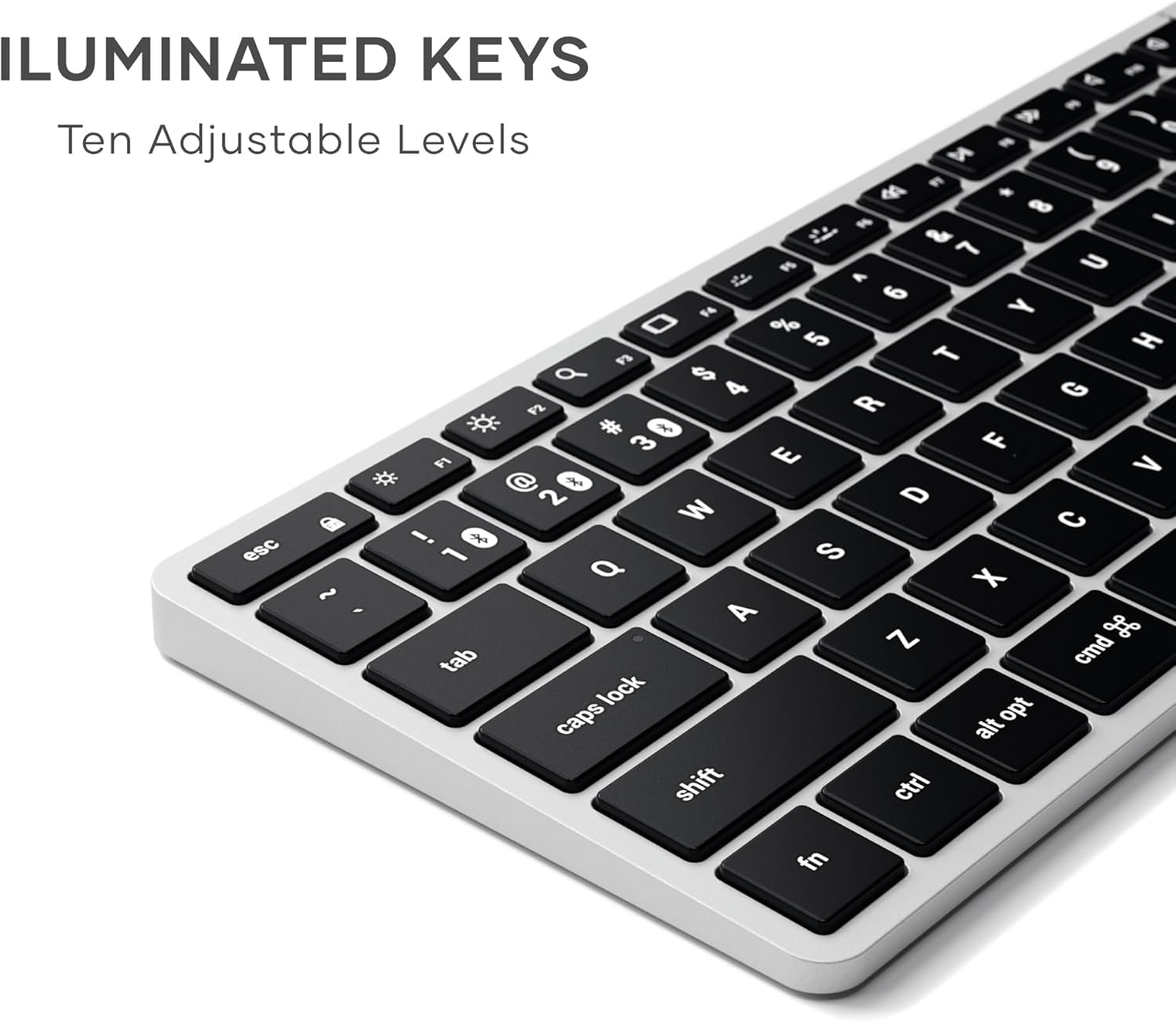 Satechi Schreibtischunterlage PU und Slim X1 Bluetooth Tastatur US QWERTY Bundle