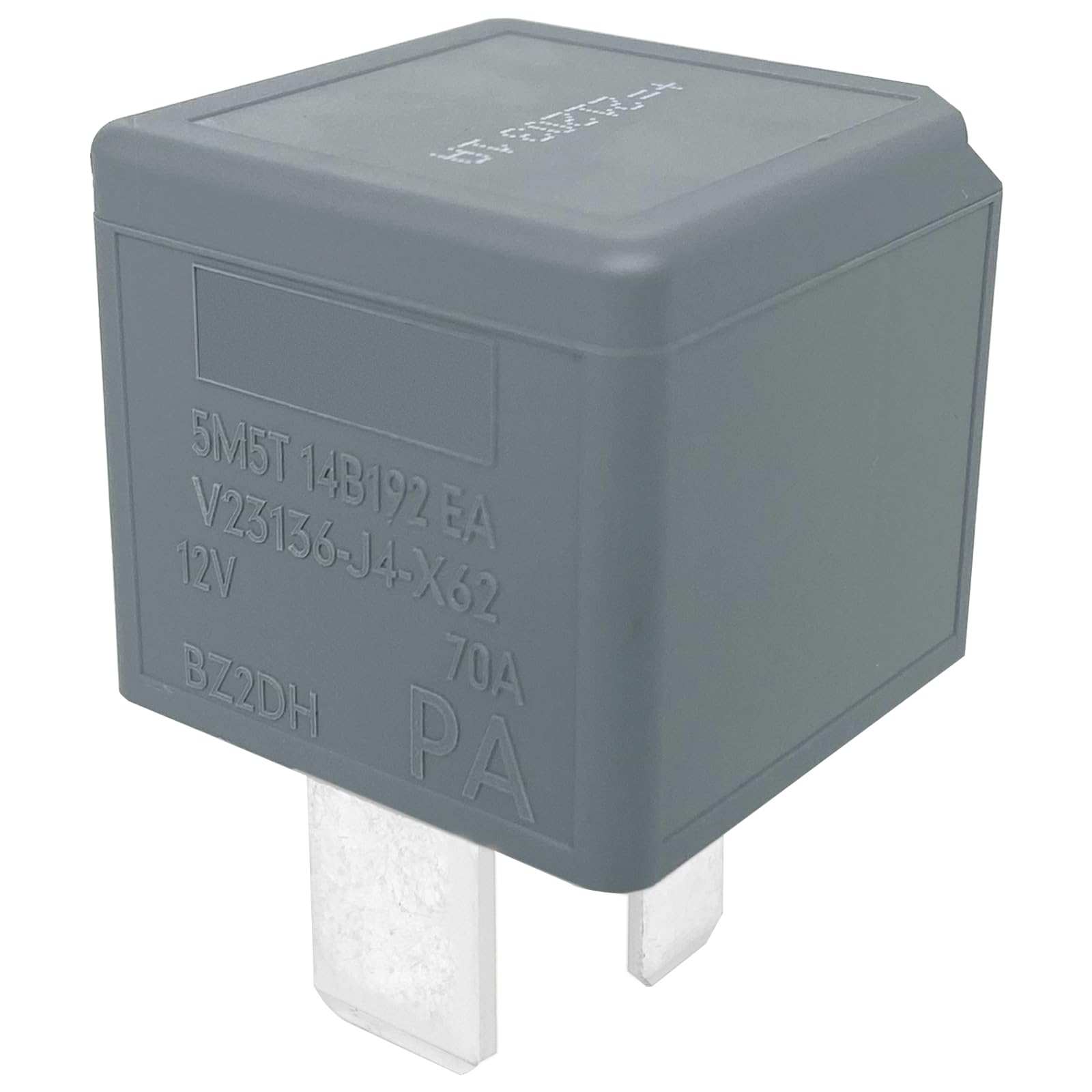 5M5T-14B192-EA V23136-J4-X62 Relay - 70A 12V DC 4-pin SPST Automotive Relay Replaces F80B-14B192-AA, Compatible with Some Ford Vehicles - Cooling Fan and Electrical Systems