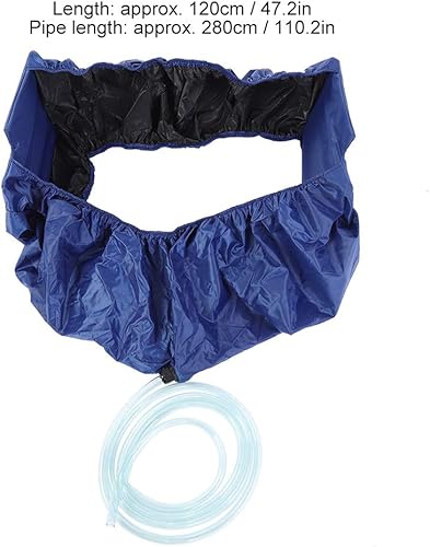 Miniatura 8 de Bolsa impermeable con salida de drenaje y placas de soporte en ambos lados, bolsa de servicio de aire acondicionado de montaje en pared, campana de