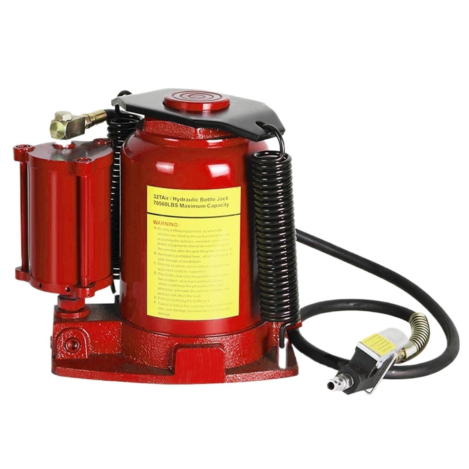 JVDDI Hydraulic Jack Manual + Pneumatic 20T Car Hydraulic Vertical Jack Tire Repair/change Booster Auto Repair Tools for Vehicle SUV Van Truck Repair