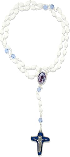 Miniatura 1 de Rosario de cuentas de cristal de la Madre Católica Teresa, Vidrio