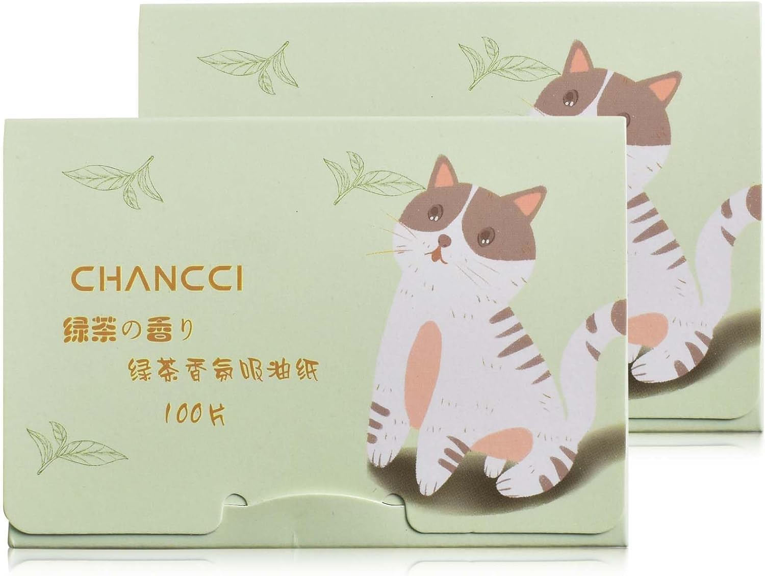 Green Tea Infused Premium Oil Blotting Sheets - 100 Pcs Thick Facial Blotting Papers for Oily Skin, Acne Control, and Makeup-Friendly Shine Control - Portable Dispenser (Pack OF 1)-image-41