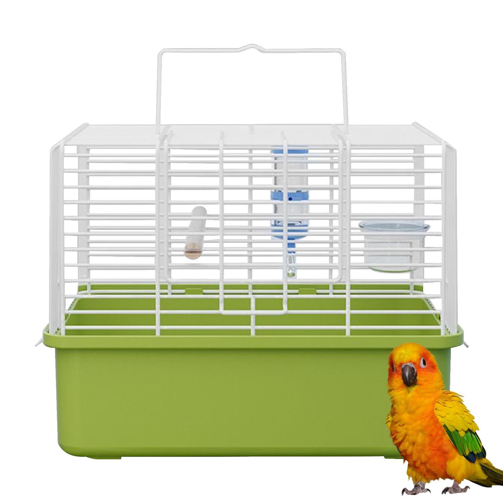 Wellensittich Vogelkäfig Tragbare Großraum-Transportbox Mit Griff