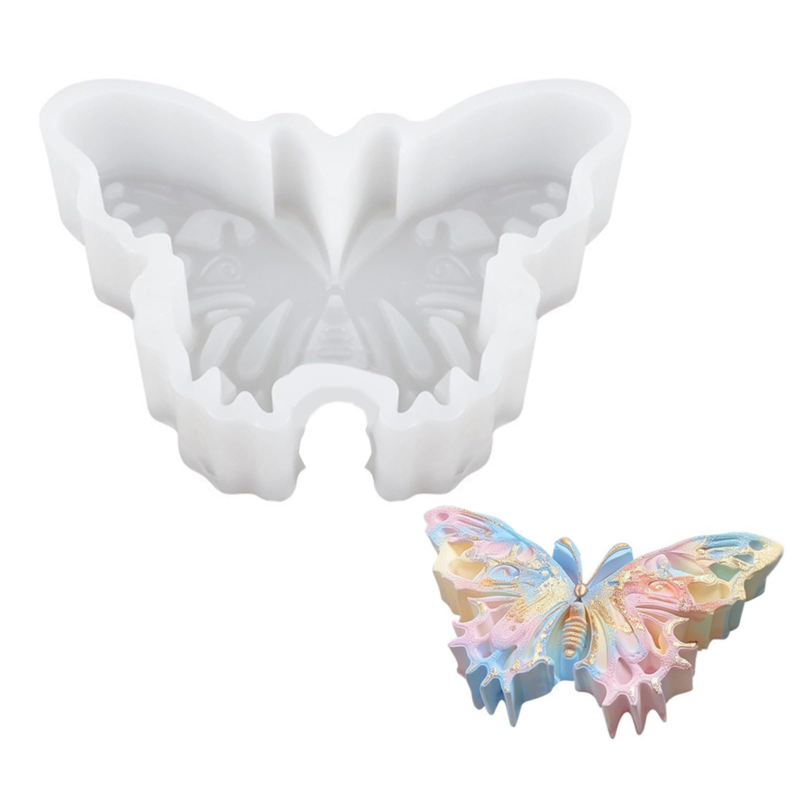 Yhplxyuus 3D Butterfly Silicone Dessert Silicone Candy Butterfly Shape Baking Fondant Kitchen Bakewares