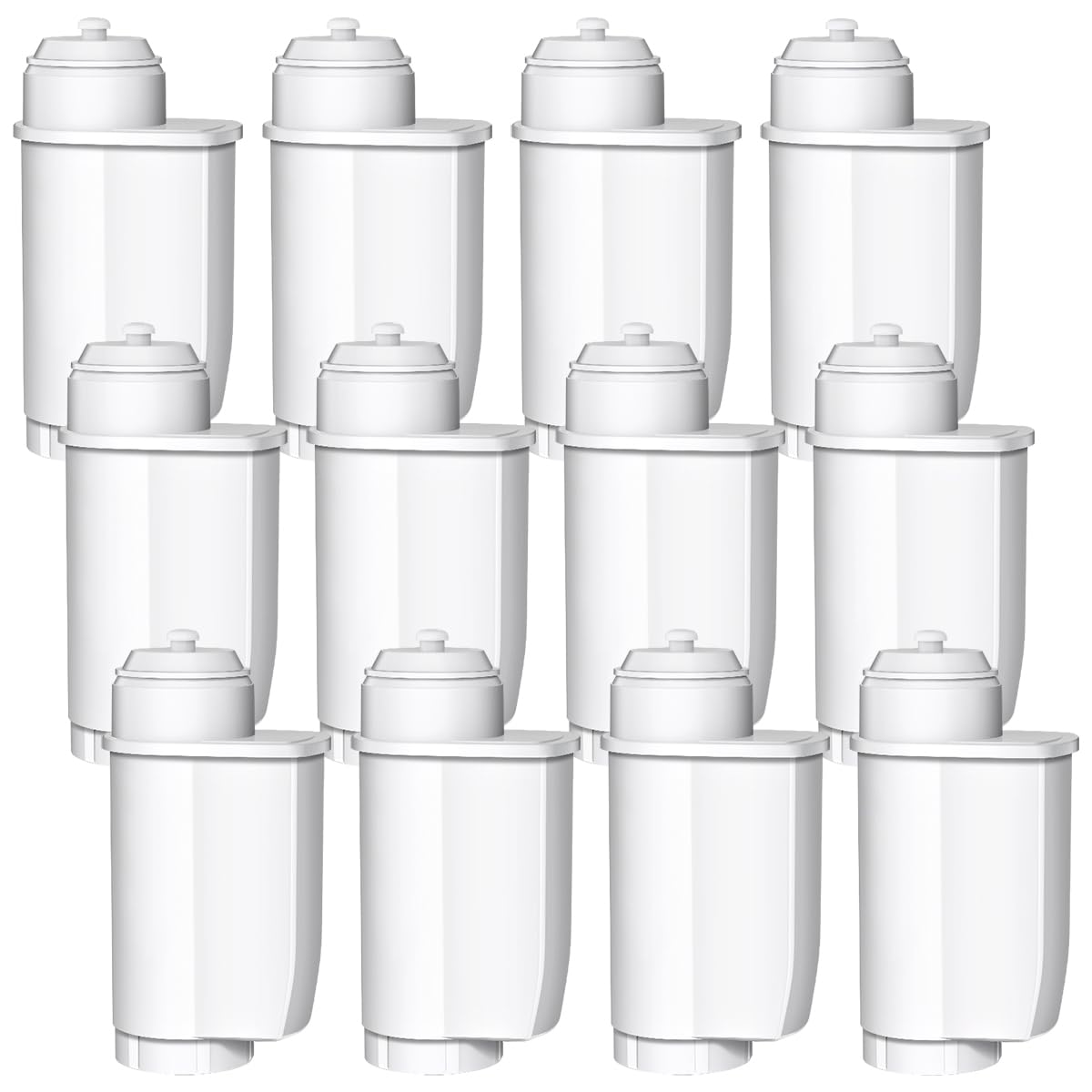 Mutital 12er-Pack Wasserfilter Ersatz fur Siemens® EQ Series, EQ3/EQ6/EQ9, EQ500, S700, 3200 Wasserfilter Kaffeevollautomat Kompatibel mit Bosch® TCZ7003, TCZ7033, für Brita® Intenza 57549 (12)