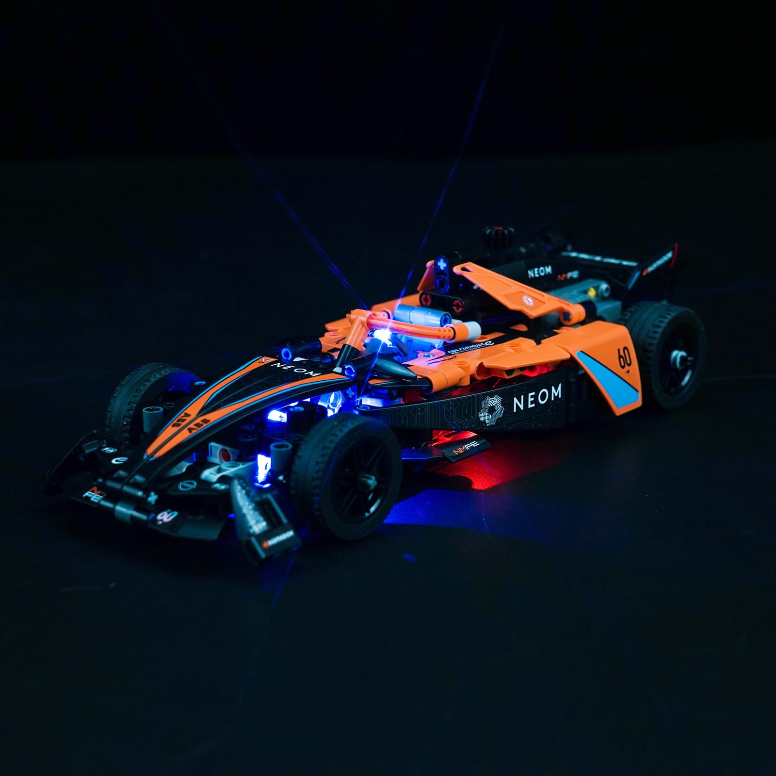 BrickBling LED Light Compatible with Lego Technic NEOM McLaren Formula E Race Car 42169 (Bricks Not Included)