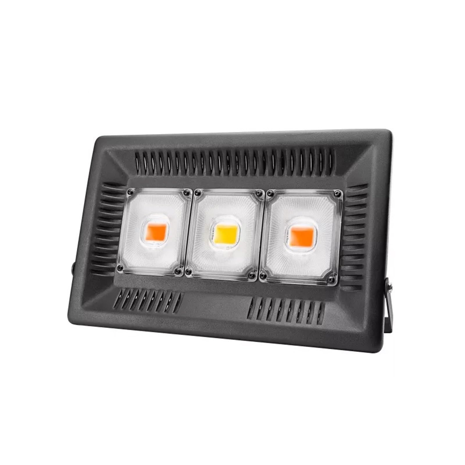 MKHJKIOII Led Floodlight IP65 50W 100W 150W Outdoor Wall Lamp Full Spectrum Indoor Greenhouse Plant Light Phyto Grow Lamp(Warm White,10PCS 150w)