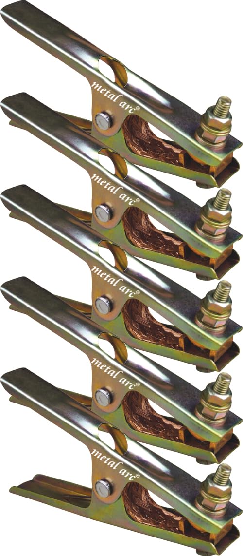 Metal Arc ISI Marked Heavy Duty Crocodile Earth Clamp For Welding and Holding Purpose - ECMZ203-300 Amps (Pack of 5) (B0CRHT6GXQ) Amazon Price History, Amazon Price Tracker
