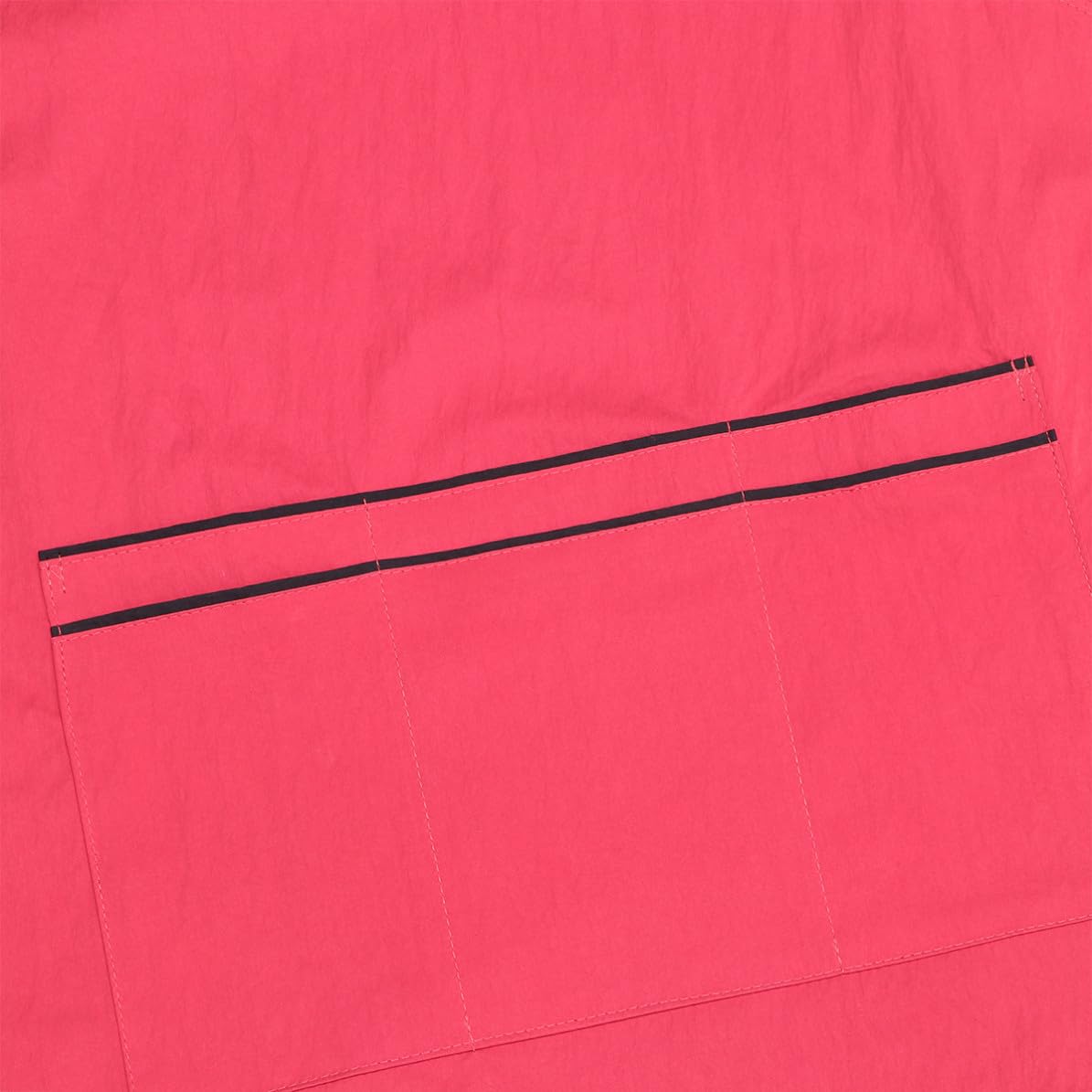 VILLCASE Delantal de Trabajo para Estilistas en Fibra Roja, Multiusos y Protector, Adecuado para Cocina y Uso Profesional en Salón de Belleza