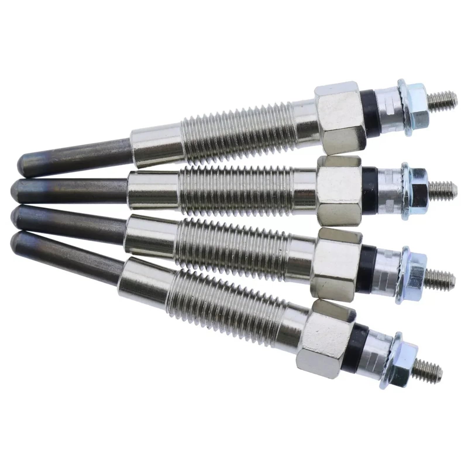 Bougie Préchauffage Compatible avec Mitsubishi S4S S4Q S4Q2 Kit d'entretien bougies préchauffage auxiliaires 4 pièces références 32A6603100 32A6603101 32A6603102