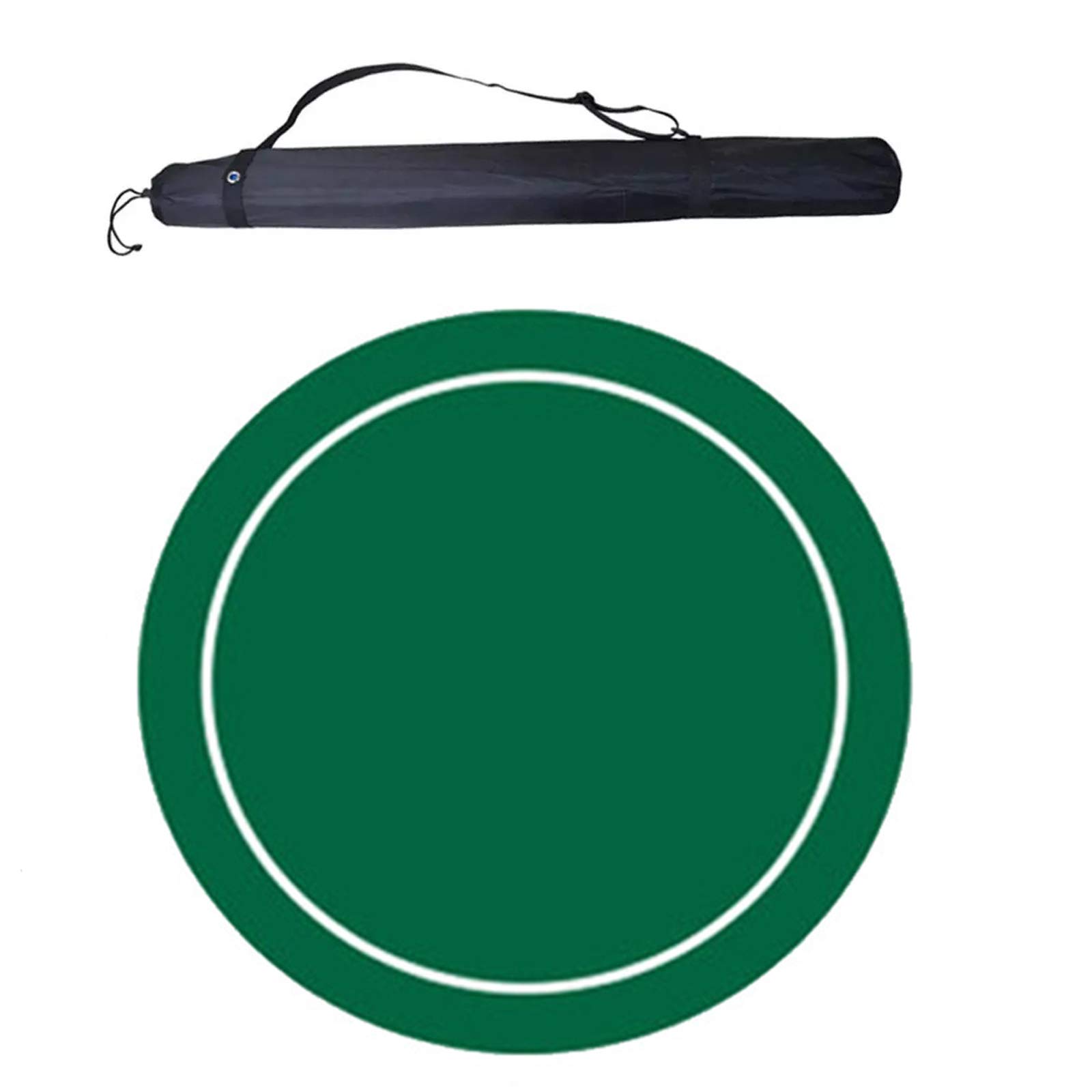 Tapis de Jeu, Tapis de Poker Portable avec réduction du Bruit et Surface Lisse qualité supérieure, Tapis Jeu antidérapant en Caoutchouc(48in)