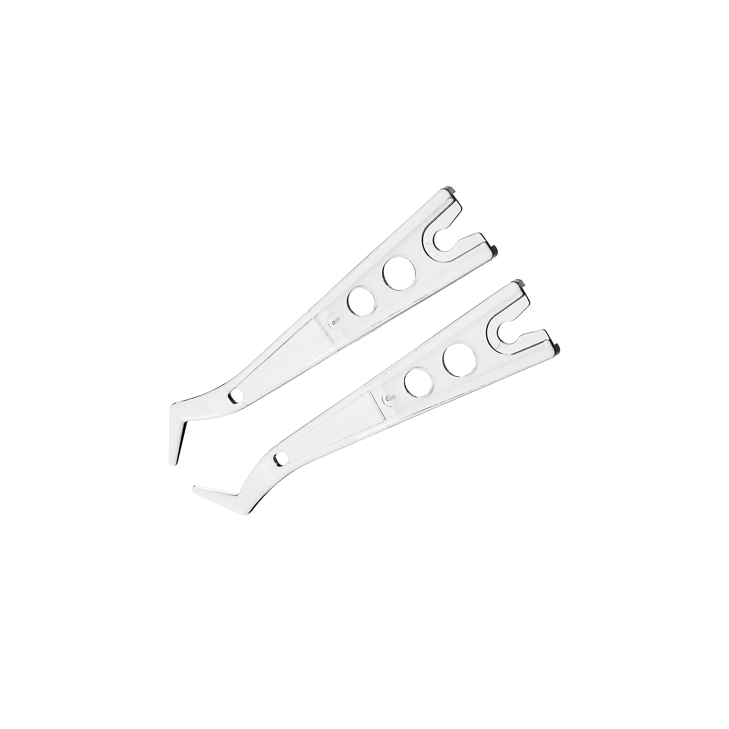 Pince à épiler interchangeable Hozan P-642A-1 pointe courbe transparente de 1,0 mm R