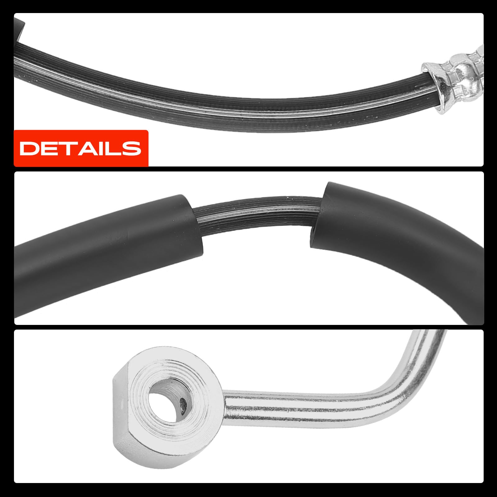 Frankberg 2 mangueras de freno delanteras 52128312AC | Compatible con: Cherokee KJ