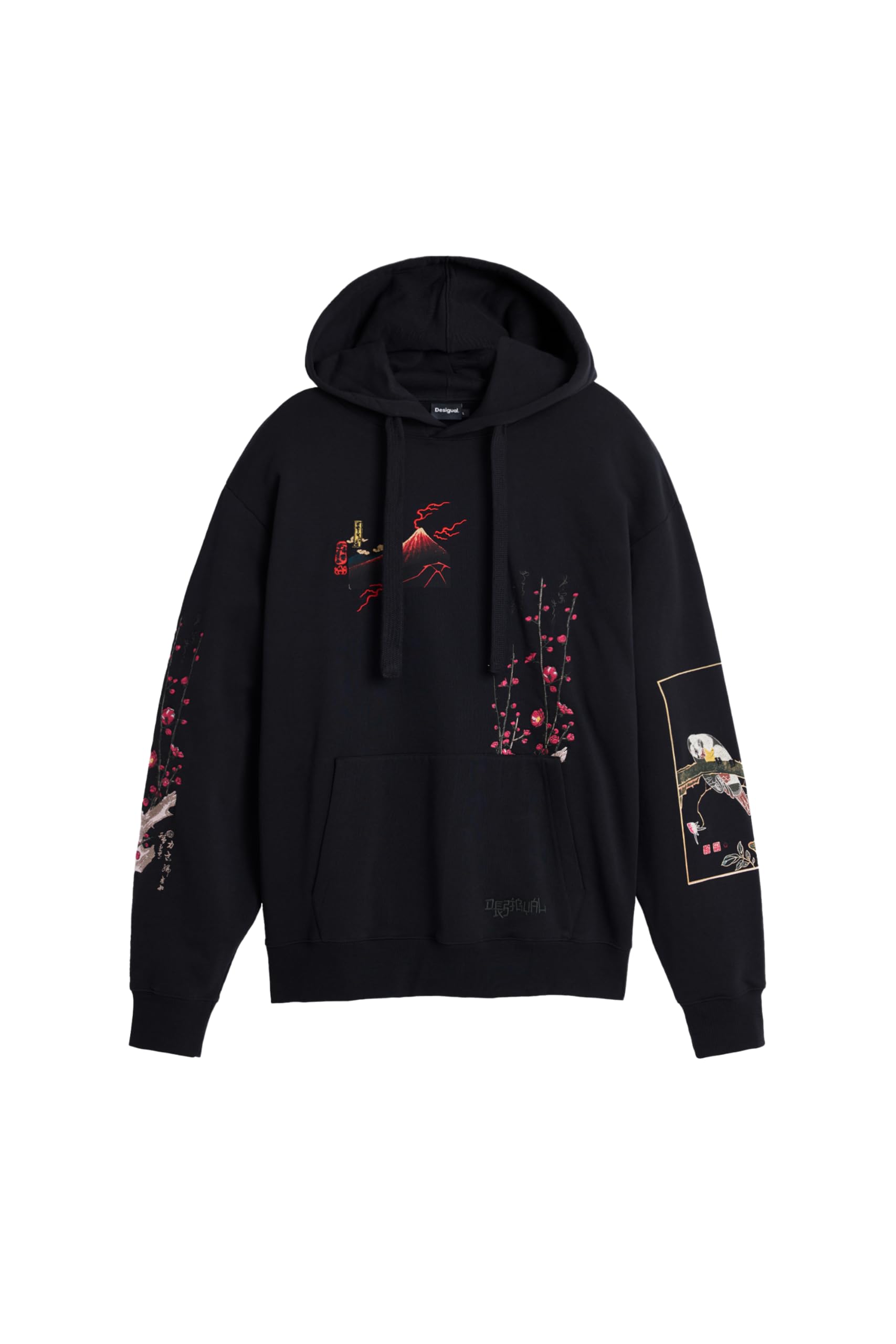 Desigual Sweat_Postcards Sweatshirt Hombre (Pack de 1)