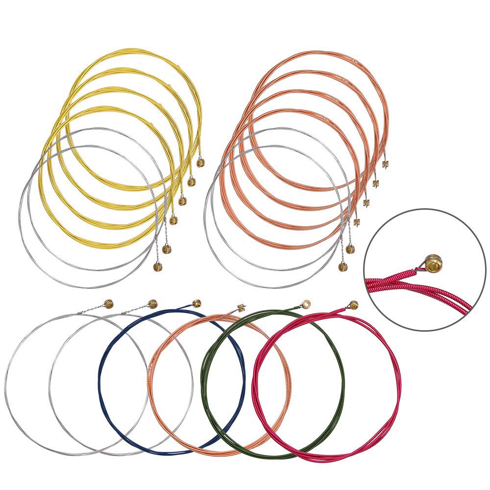 Mixfeer Guitar Strings Changing Kit Guitar Accessories Kit Guitar Playing Maintenance Tool for Beginners