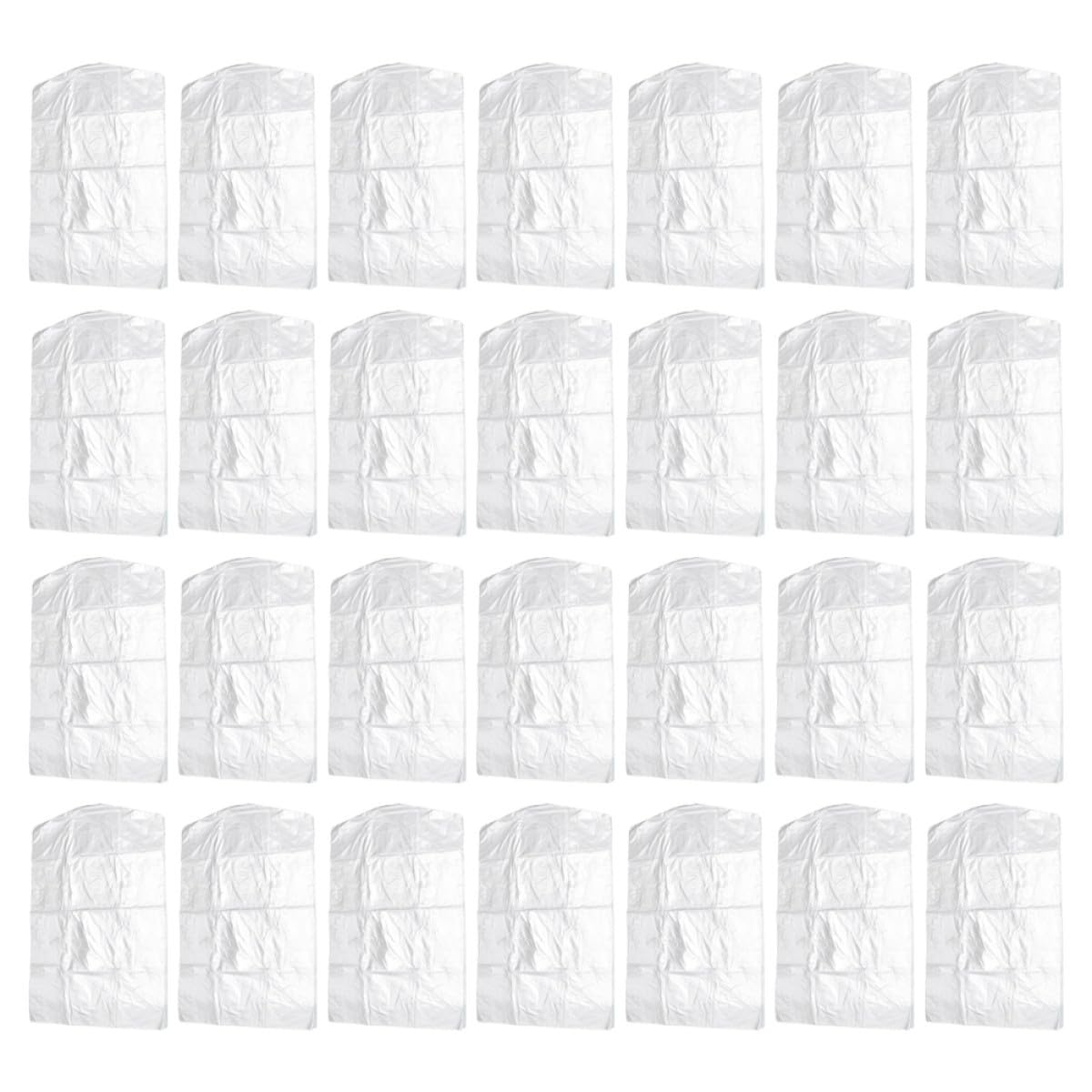 100 Fundas Protectoras para Ropa Reutilizables de Pp, Bolsas de Almacenaje a Prueba de Polvo para Colgar Prendas, Tamaño 60x100 Cm, Paquete de 100 Unidades