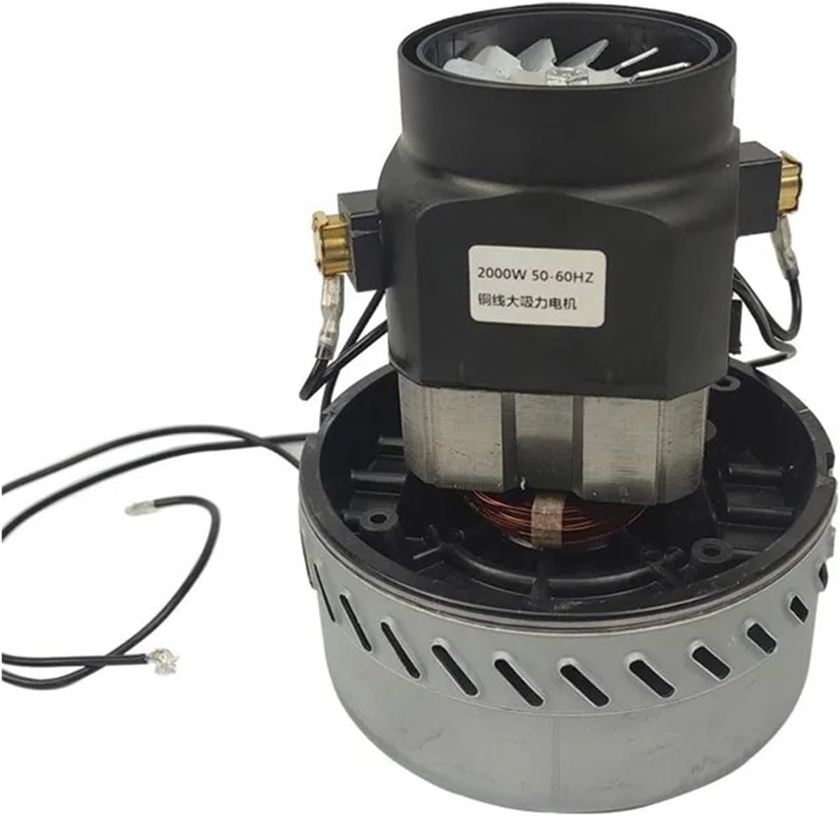 220V 2000W Industrial Vacuum Cleaner Motor Large Power Copper Wire Vacuum Cleaner Parts Wet Dry Suction Fan Motor Accessories
