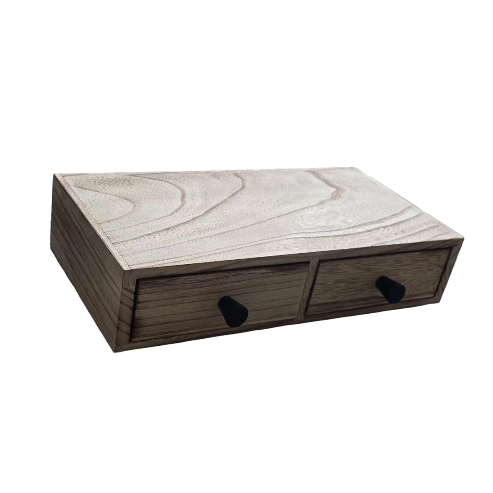 Kaffeezubehör Holz Kaffeekapselhalter Schubladenständer Aufbewahrungsbox Tischregal Aus Elegantem Holz für Einfache Organisation für Haushalt Kaffeeec, Holzmaserungsfarbe