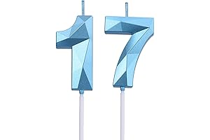 2 inch 17 & 71 Birthday Candles